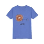 literally lion big mane kids’ t-shirt