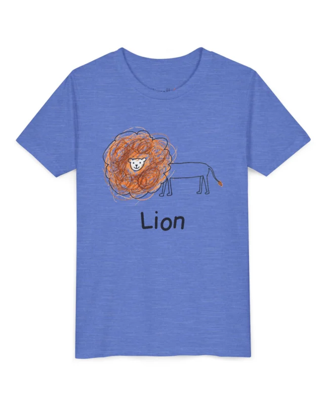 literally lion big mane kids' t-shirt
