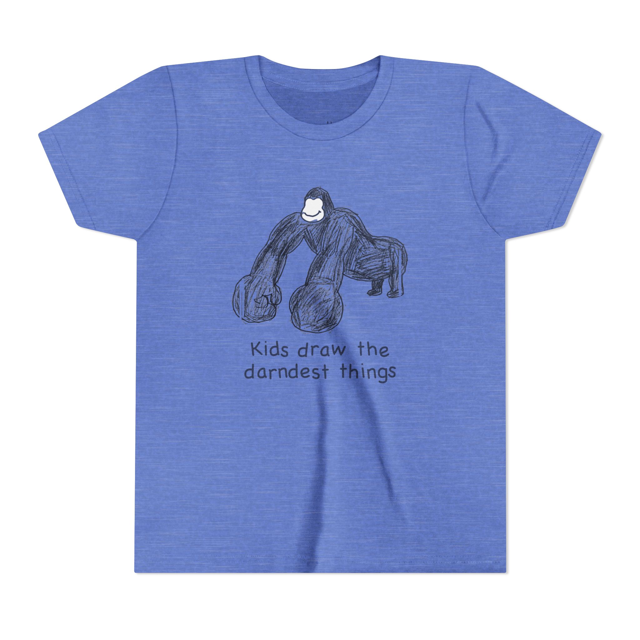 literally gorilla darndest things kids' t-shirt