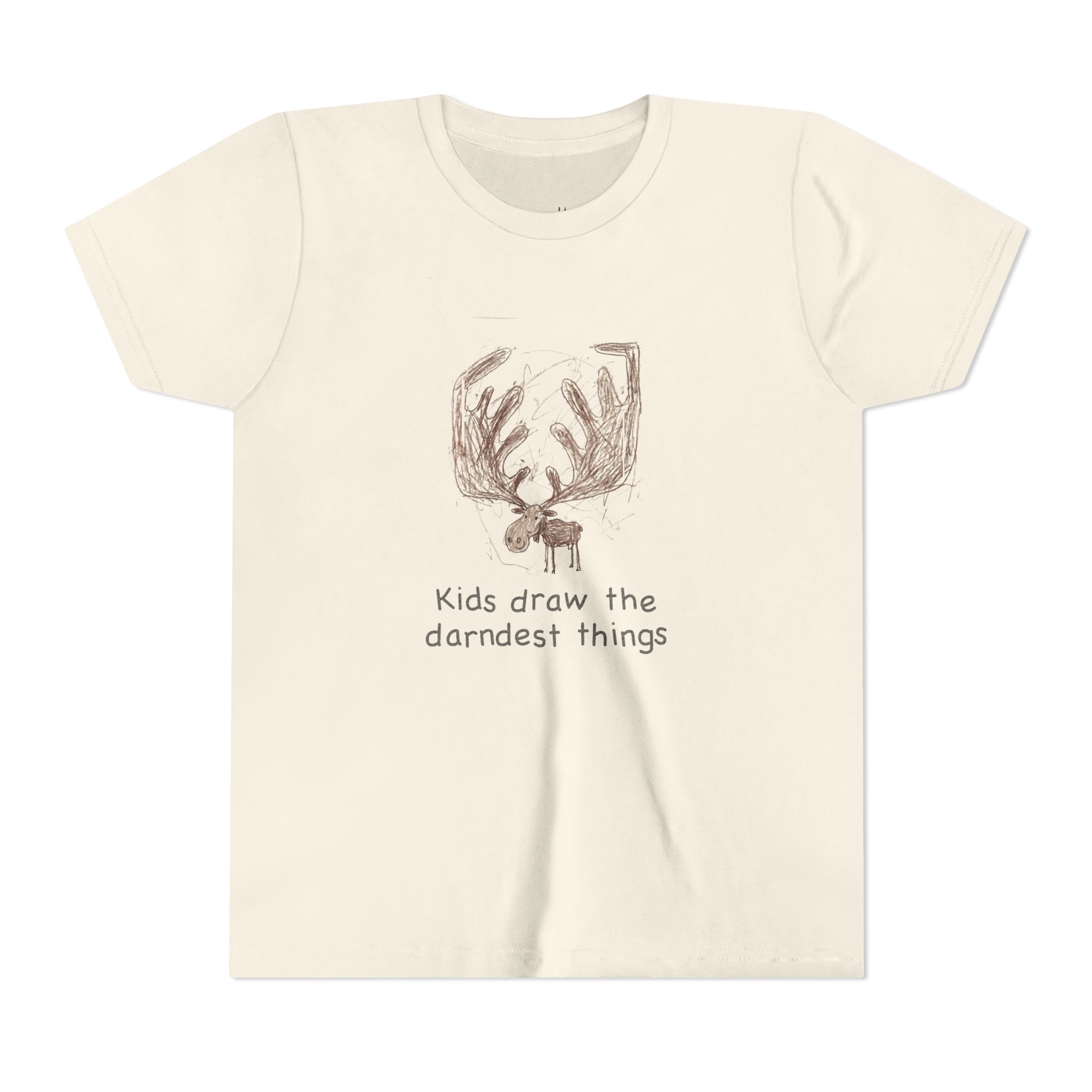 literally moose darndest things kids' t-shirt