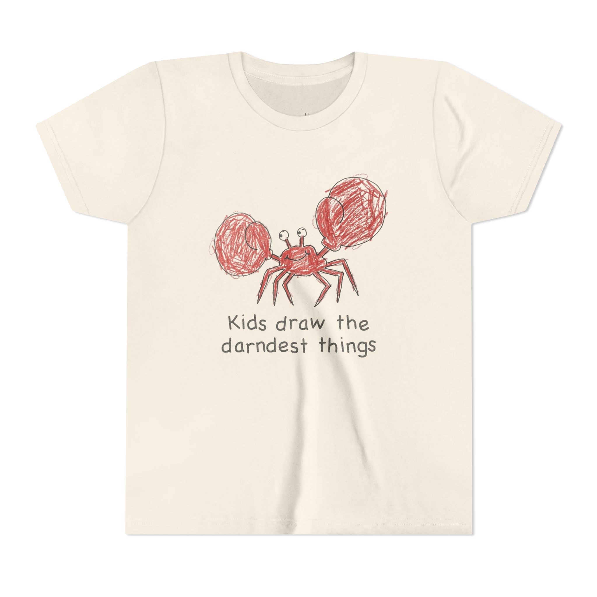 literally crab darndest things kids' t-shirt