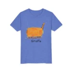 literally giraffe box body kids’ t-shirt