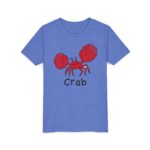 literally crab boxing glove claws kids’ t-shirt