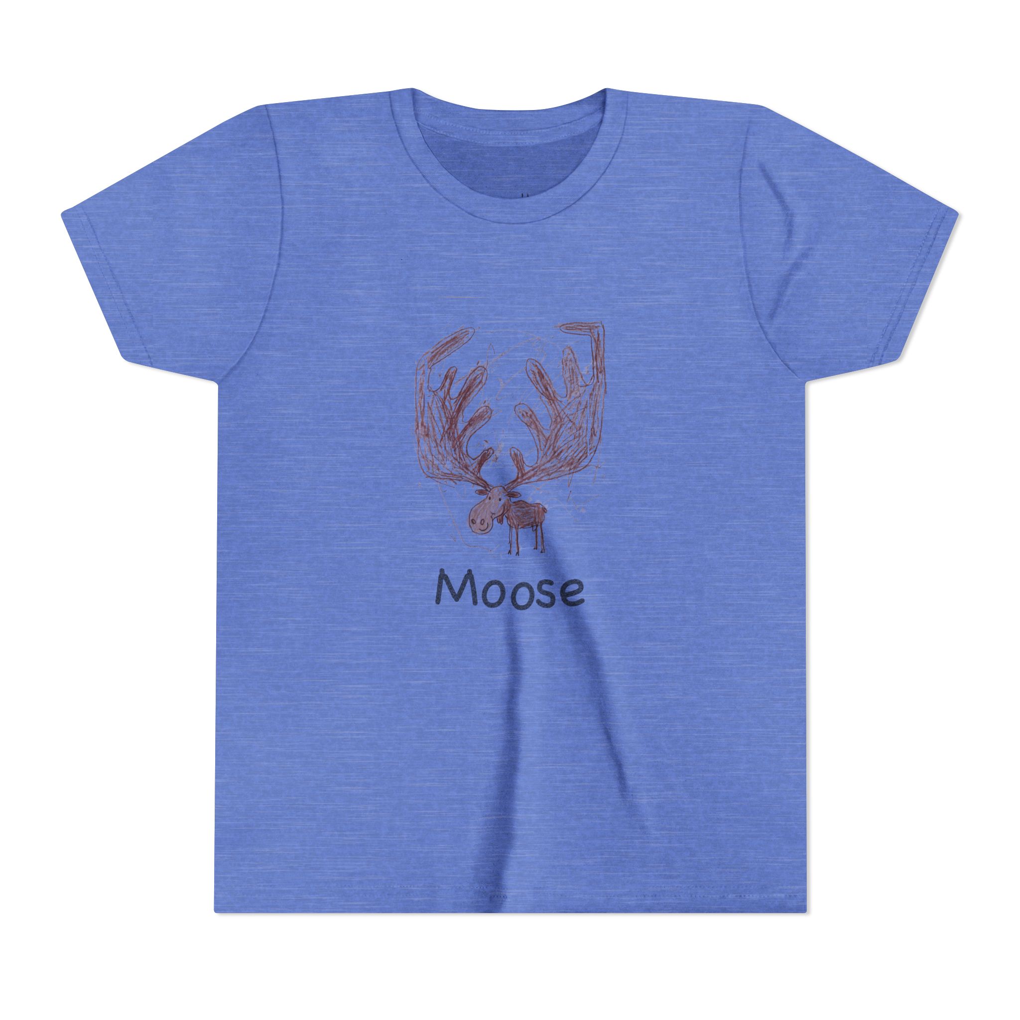 literally moose giant antlers kids' t-shirt