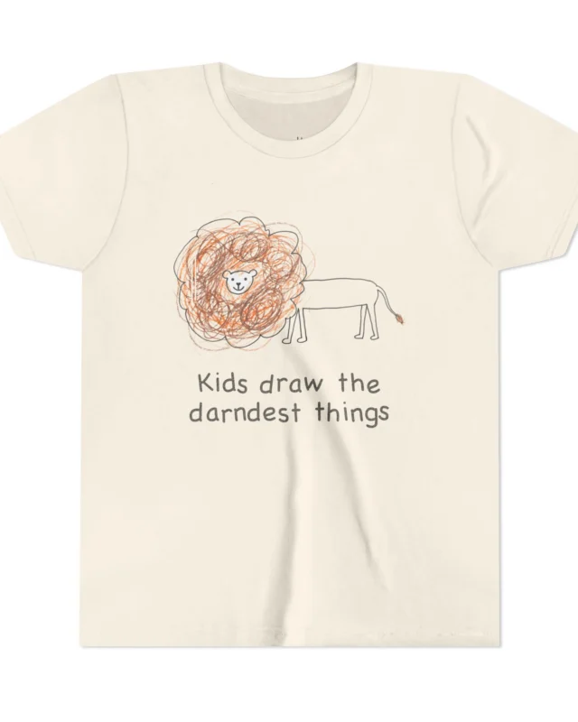 literally lion darndest things kids' t-shirt