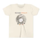literally a round penguin kids’ t-shirt
