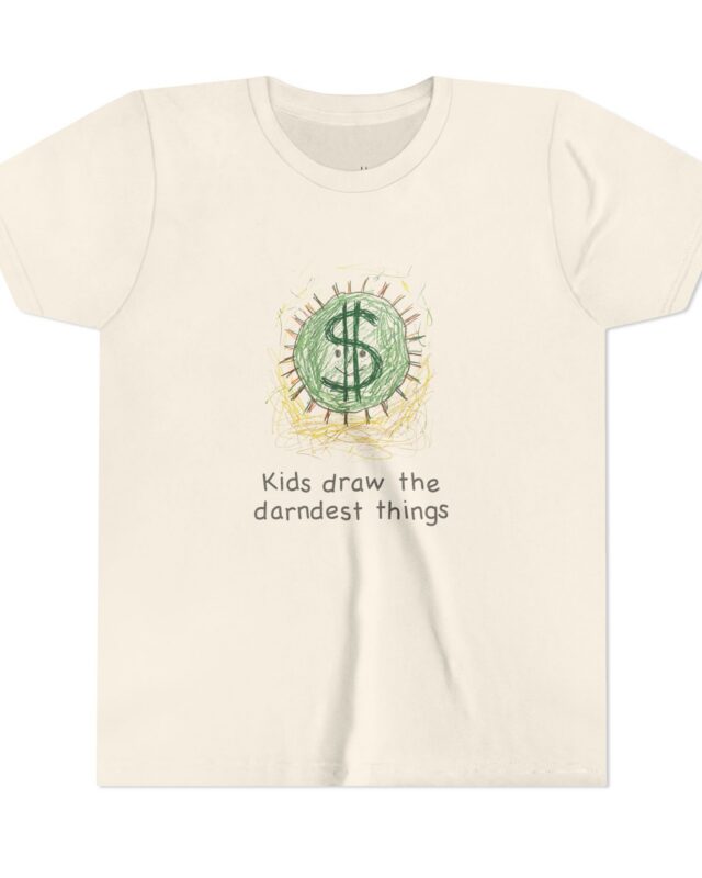 literally sand dollar darndest things kids' t-shirt