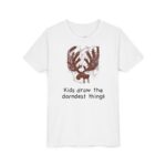 literally moose darndest things kids’ t-shirt