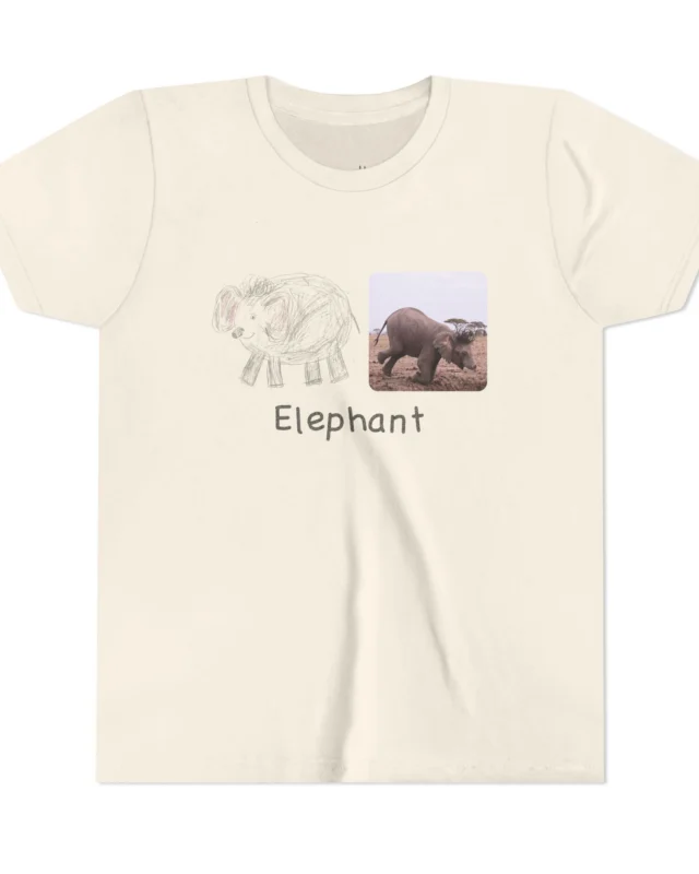 literally flat-nosed elephant kids' t-shirt