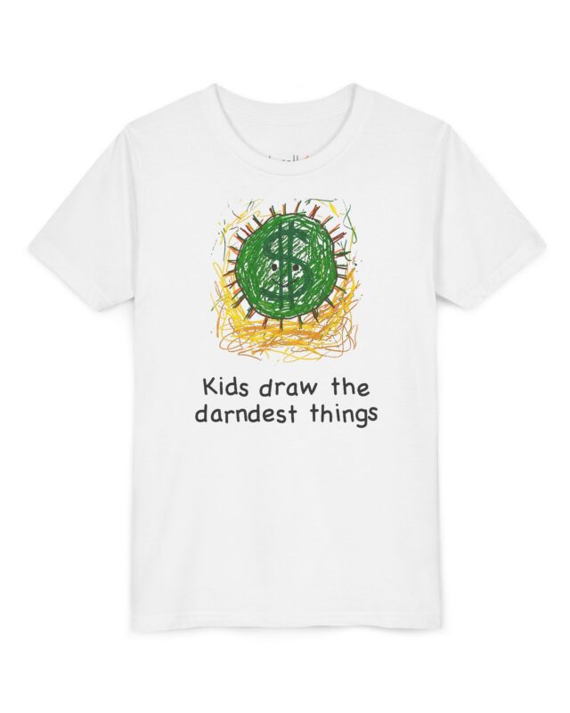 literally sand dollar darndest things kids' t-shirt