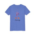 literally flamingo flipper feet kids’ t-shirt