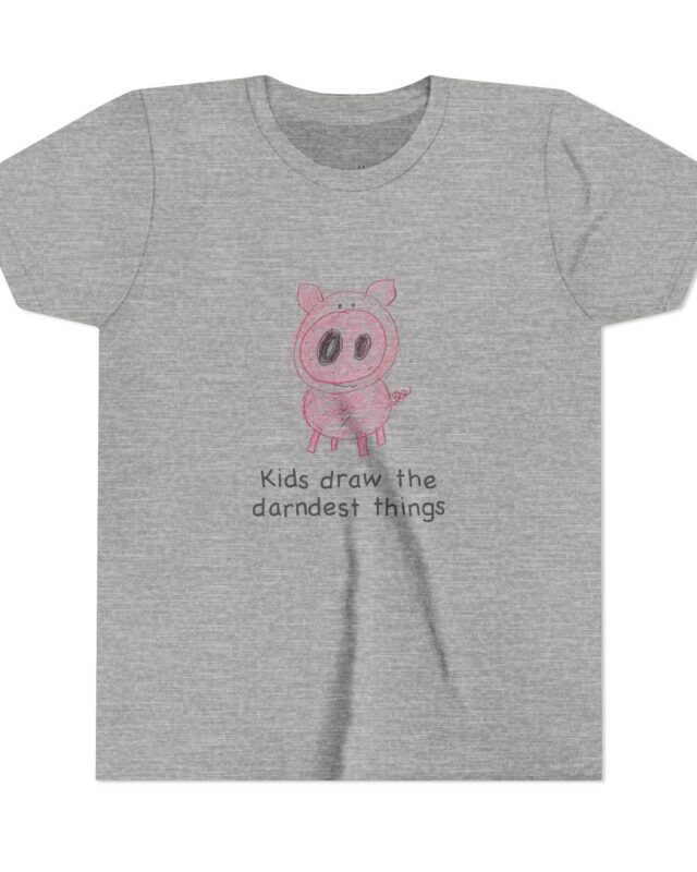 literally pig darndest things kids' t-shirt