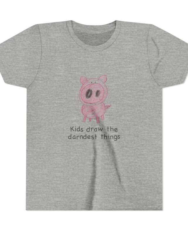literally pig darndest things kids' t-shirt