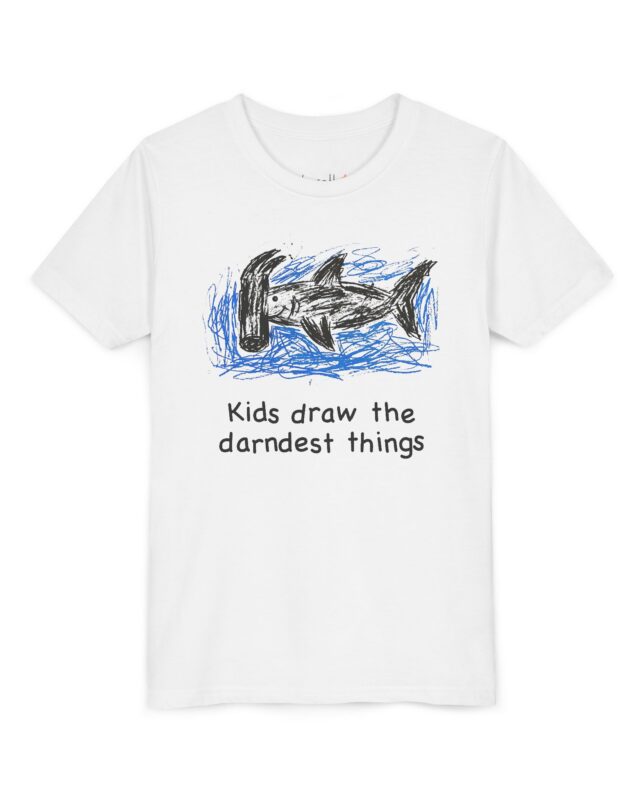 literally hammerhead darndest things kids' t-shirt