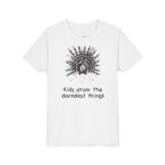 literally porcupine darndest things kids’ t-shirt