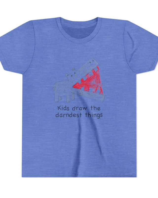 literally hippo darndest things kids' t-shirt