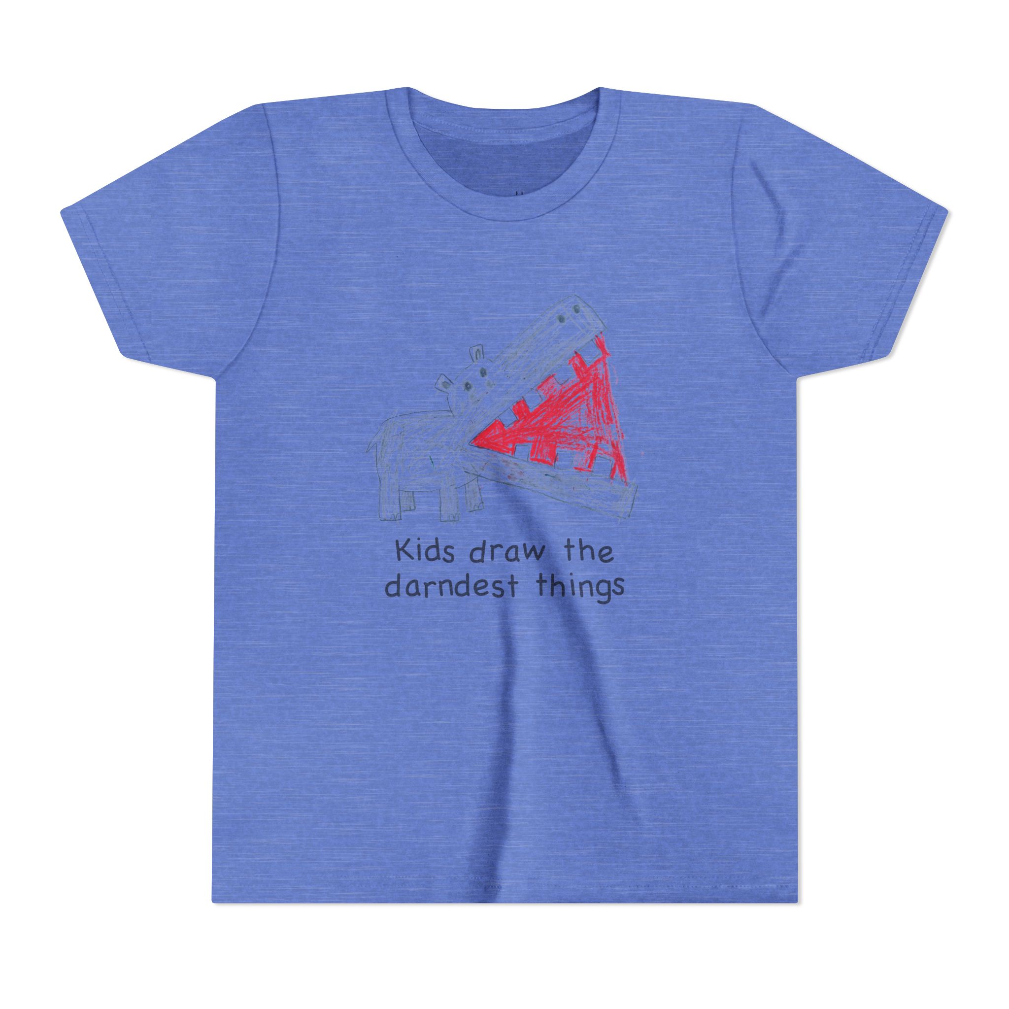 literally hippo darndest things kids' t-shirt
