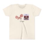 literally crab boxing glove claws kids’ t-shirt