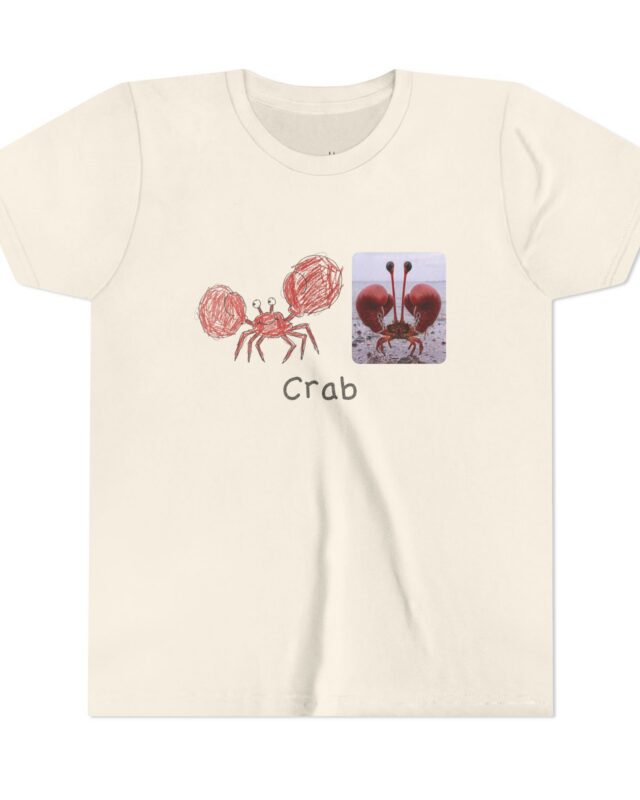 literally crab boxing glove claws kids' t-shirt