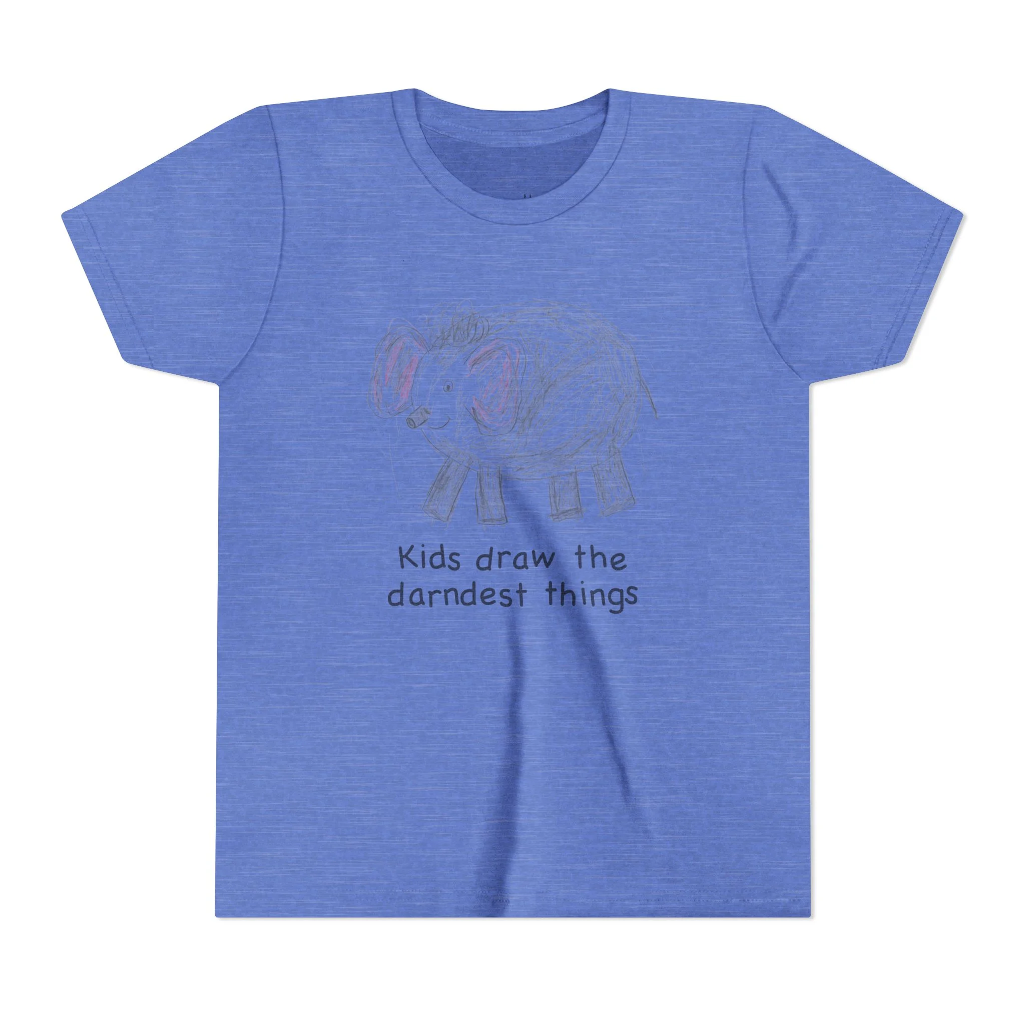 literally elephant darndest things kids' t-shirt