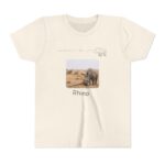 literally droopy-horned rhino kids’ t-shirt