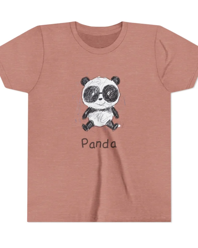 literally sunglasses panda kids' t-shirt