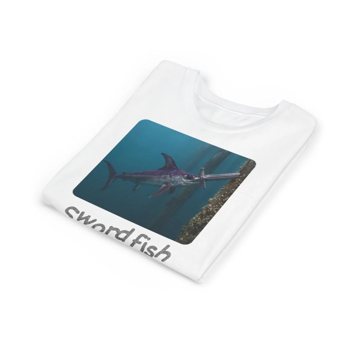 Literally Swordfish T-Shirt – Photo – Kids & Adults - Image 6