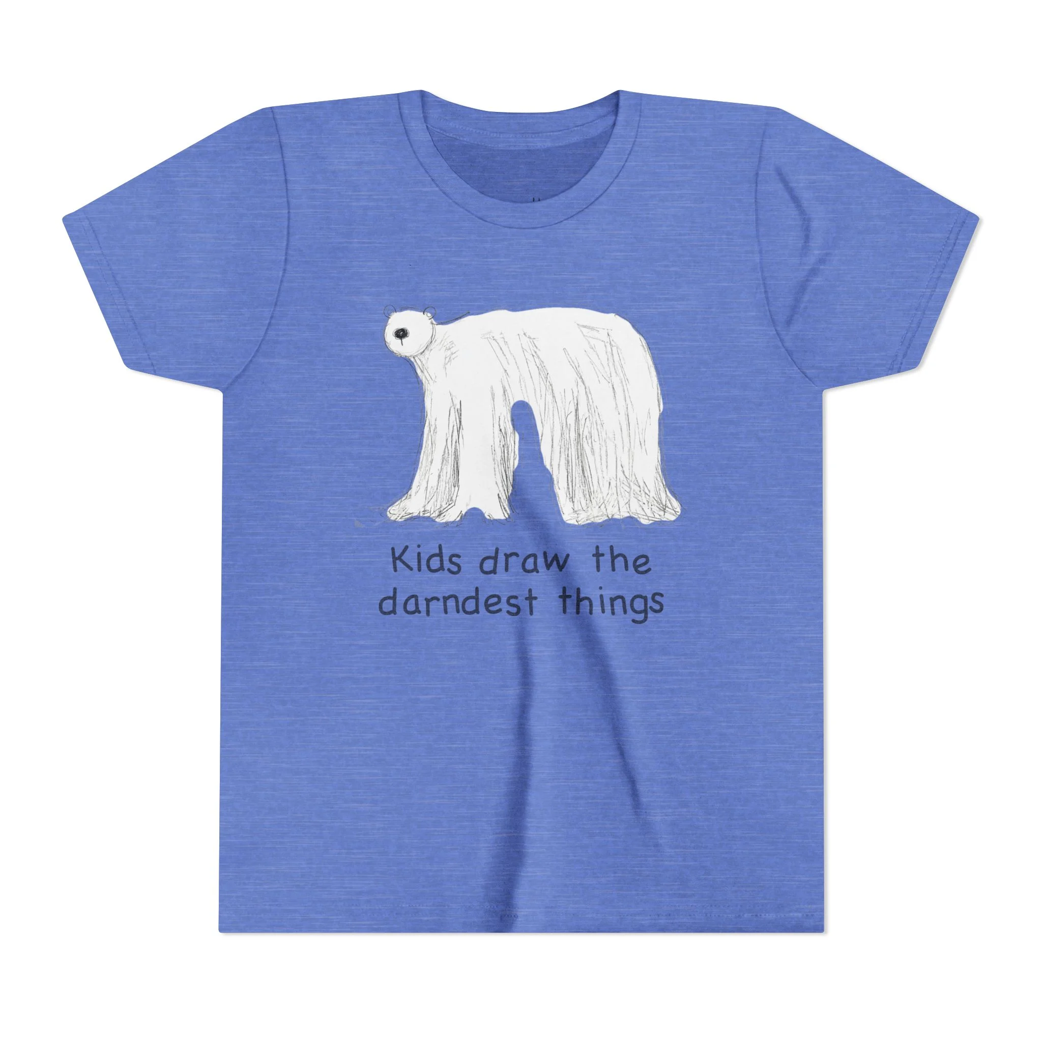 literally polar bear darndest things kids' t-shirt