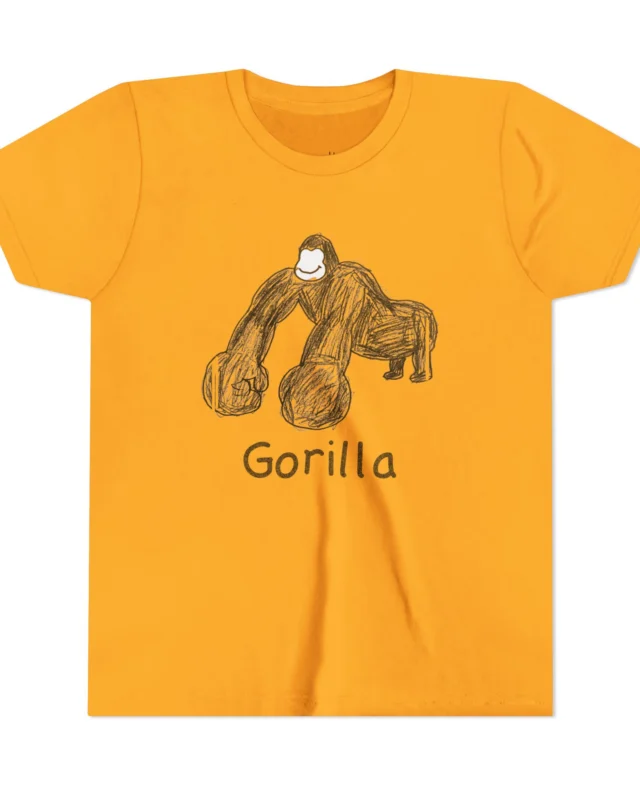 literally gorilla fur balls kids' t-shirt