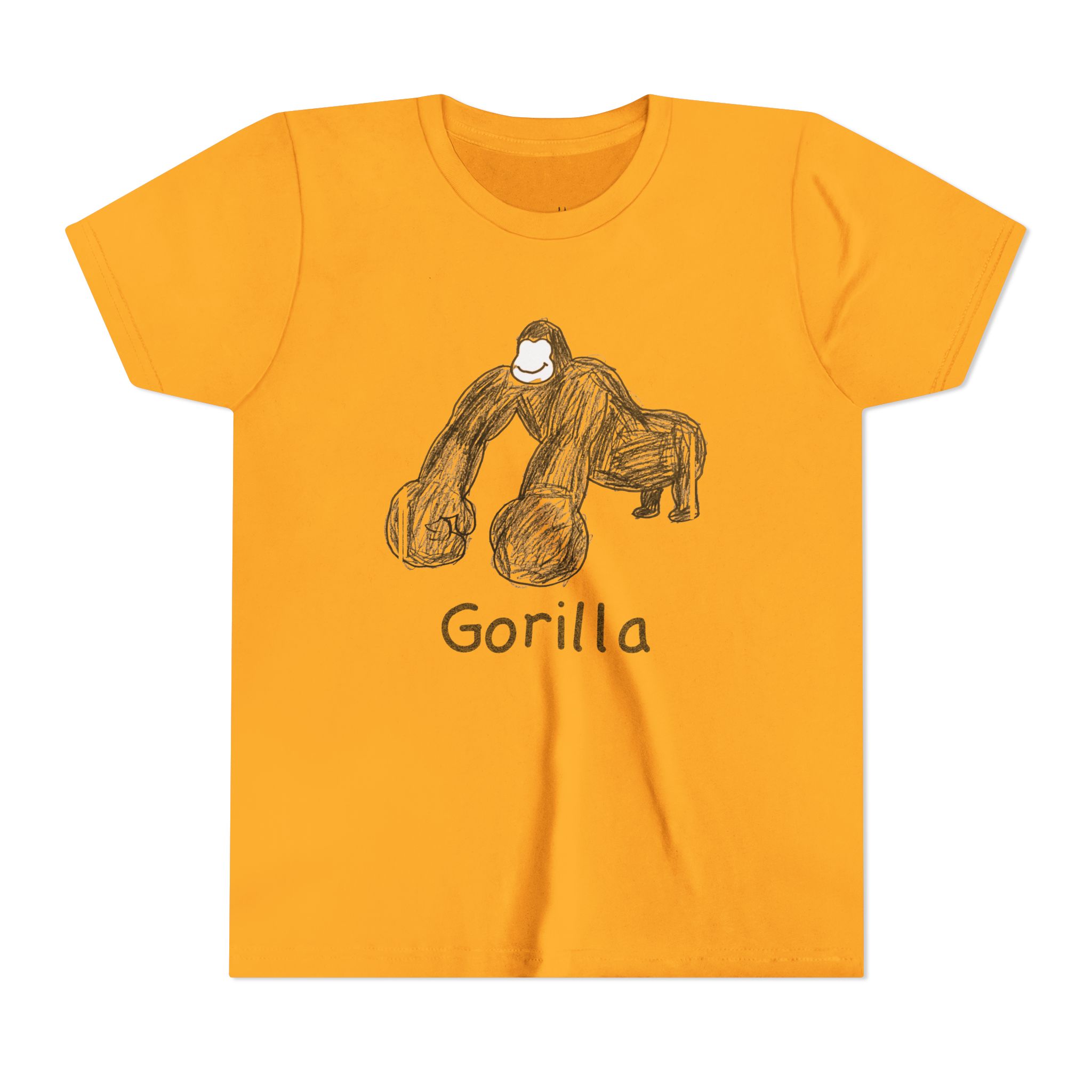 literally gorilla fur balls kids' t-shirt