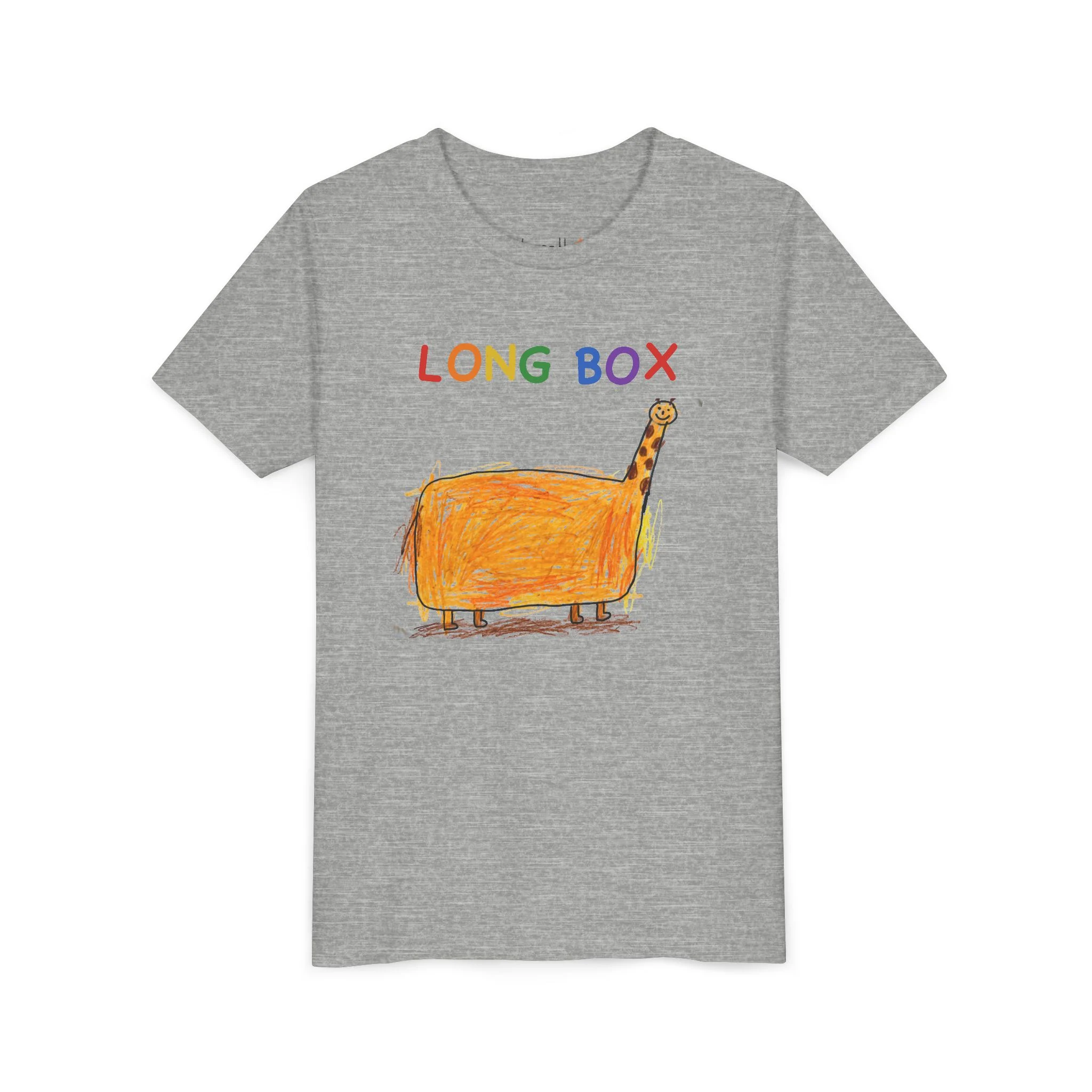 literally a long box giraffe kids' t-shirt - Image 3