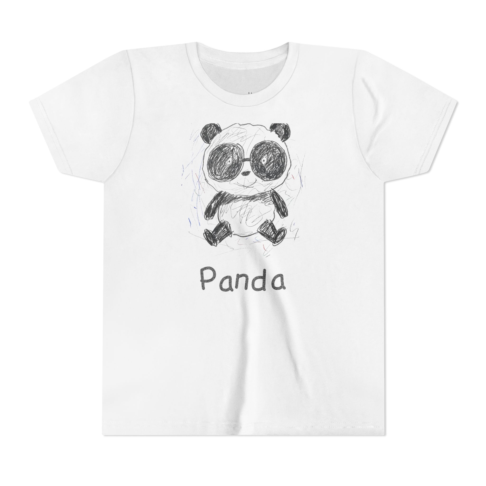 literally sunglasses panda kids’ t-shirt