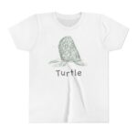 literally skyscraper-shell turtle kids’ t-shirt