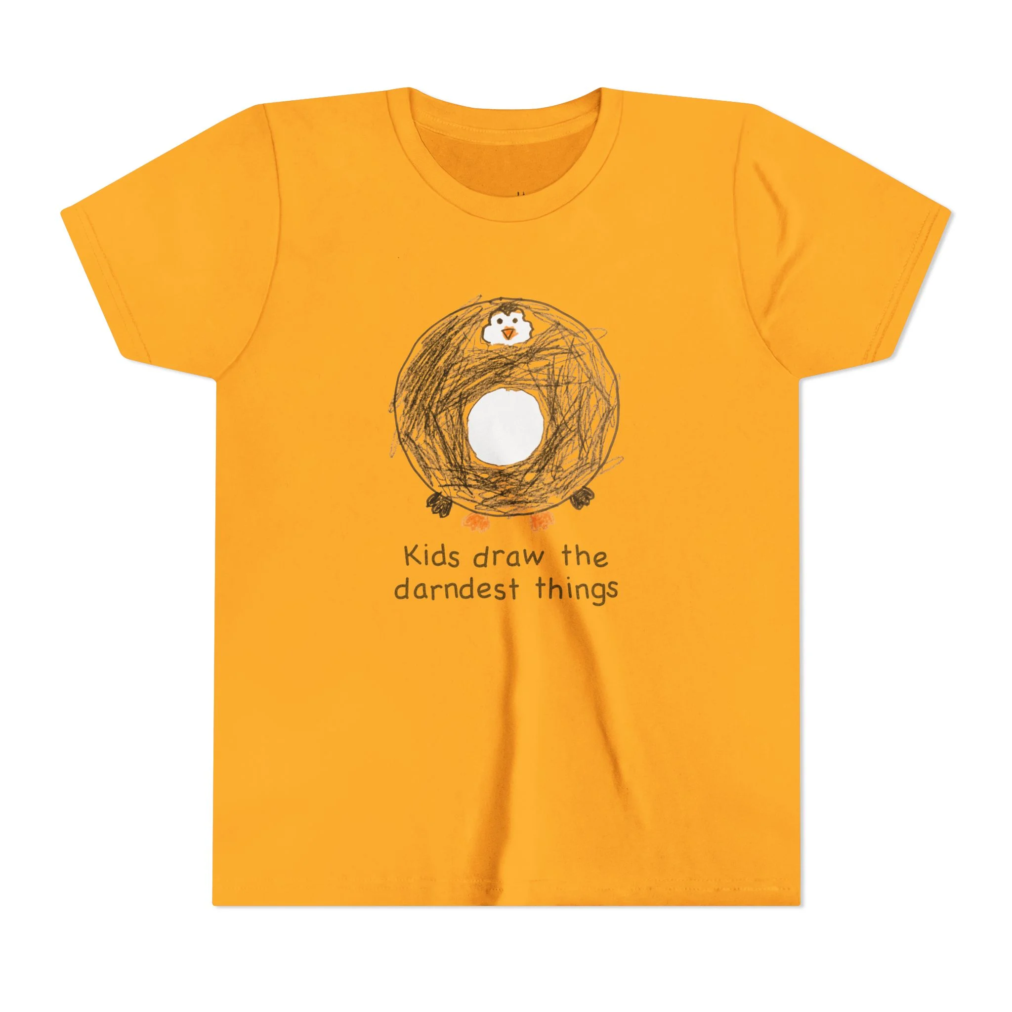 literally penguin darndest things kids' t-shirt