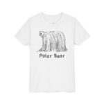 literally mop-cord polar bear kids’ t-shirt