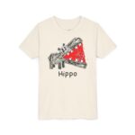 literally hippo box jaw kids’ t-shirt