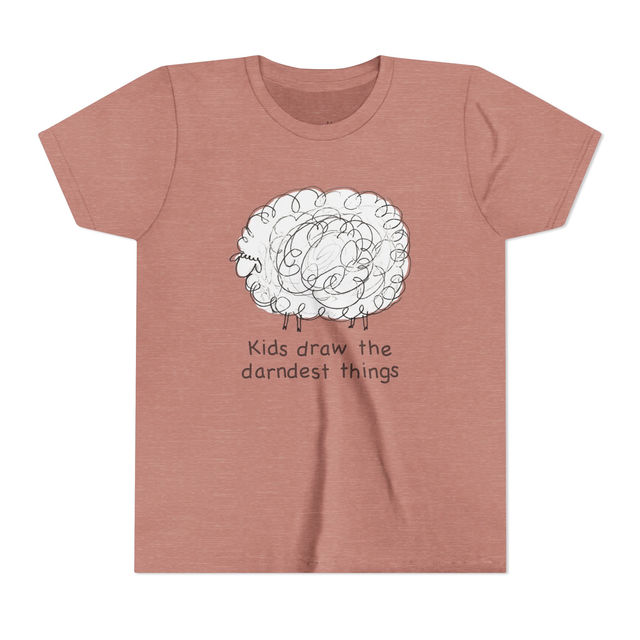 literally sheep darndest things kids' t-shirt
