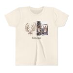 literally moose giant antlers kids’ t-shirt