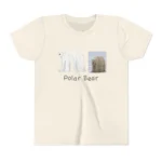 literally mop-cord polar bear kids’ t-shirt