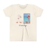 literally flamingo flipper feet kids’ t-shirt