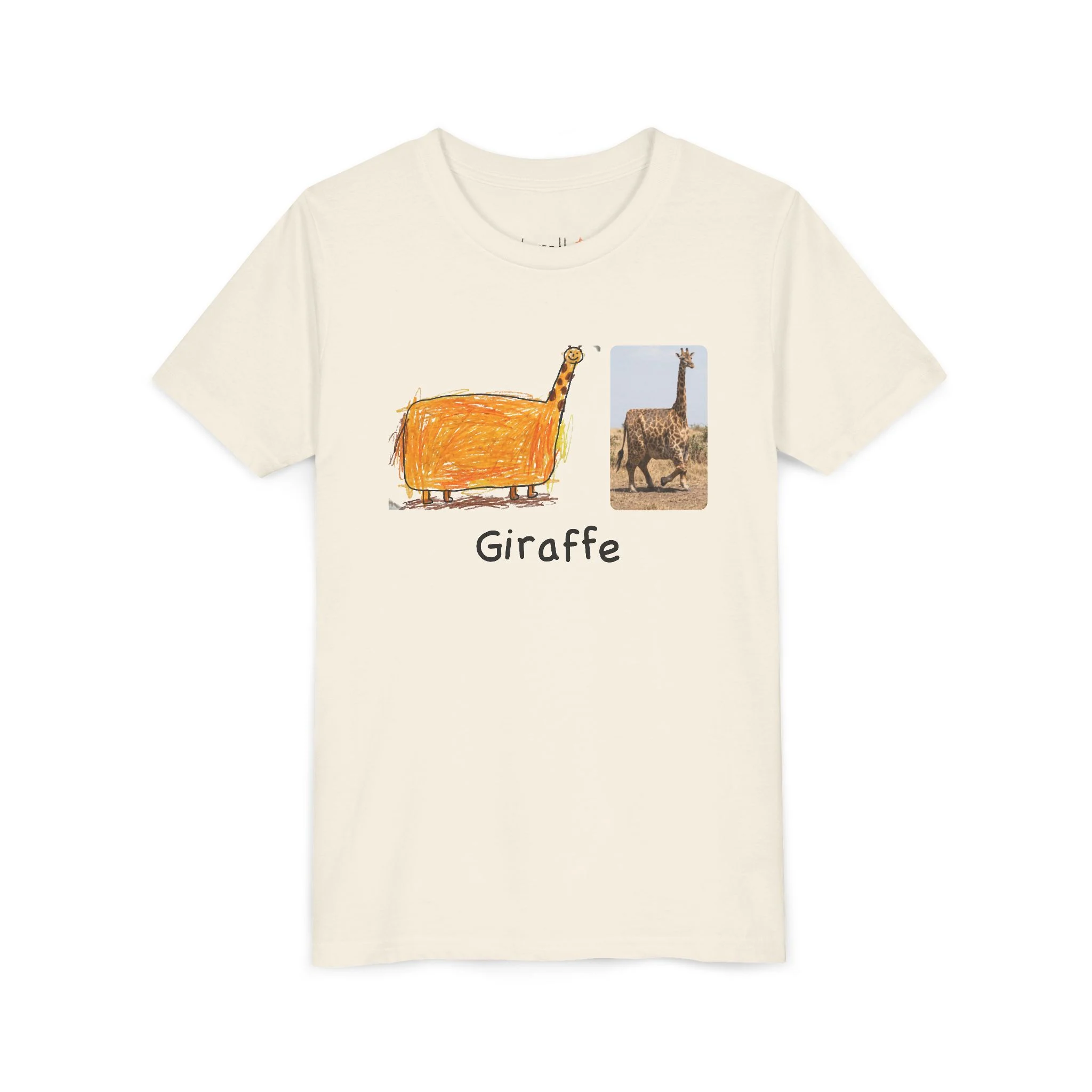 literally giraffe box body kids' t-shirt - Image 3
