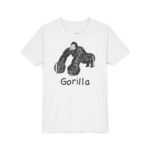 literally gorilla fur balls kids’ t-shirt