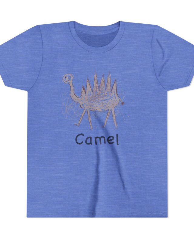literally mountain-hump camel kids' t-shirt