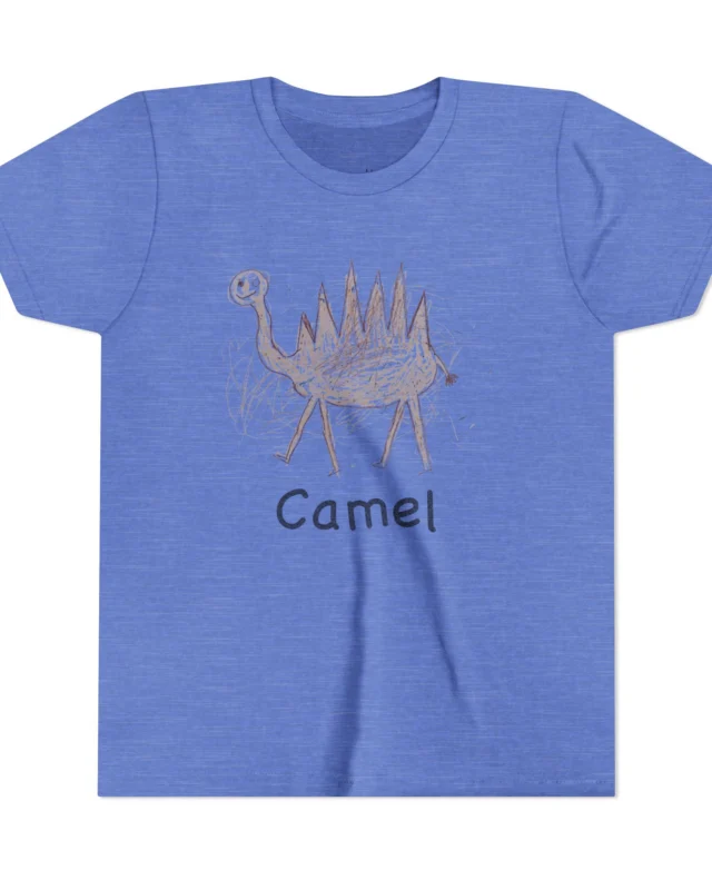 literally mountain-hump camel kids' t-shirt