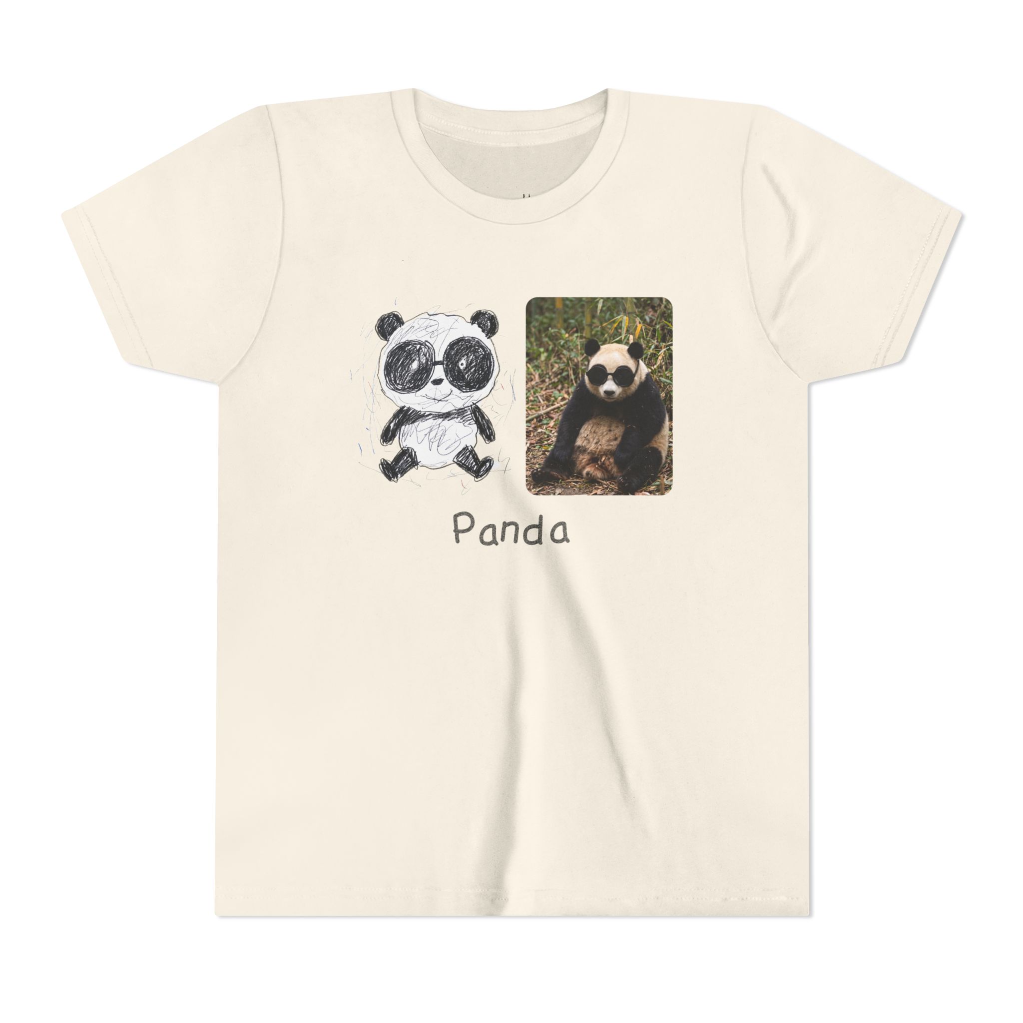 literally sunglasses panda kids' t-shirt
