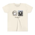 literally penguin round ball kids’ t-shirt