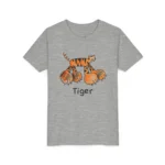 literally tiger giant paws kids’ t-shirt