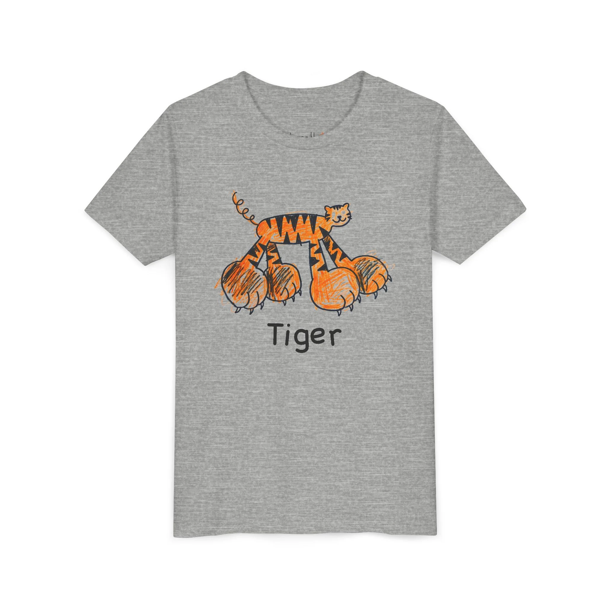 literally tiger giant paws kids' t-shirt