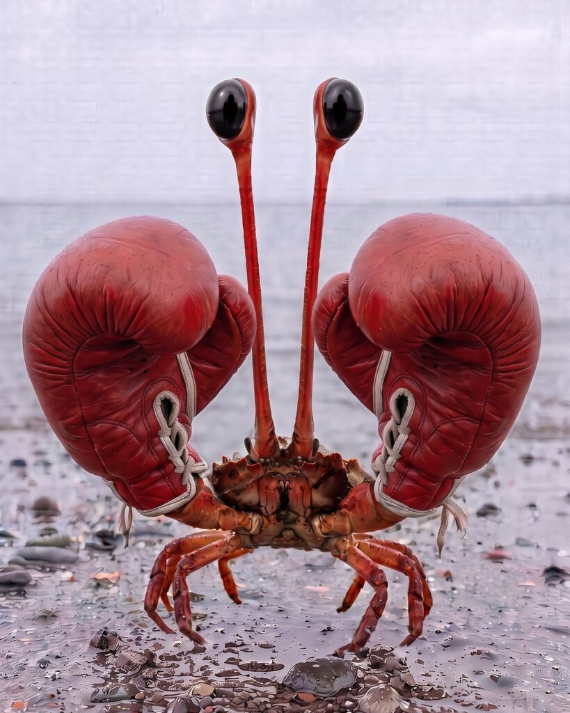 The Crab come to life in the reel