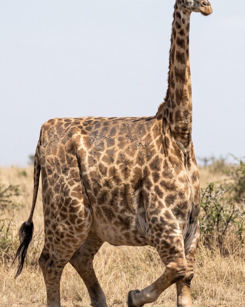 The Giraffe come to life in the reel